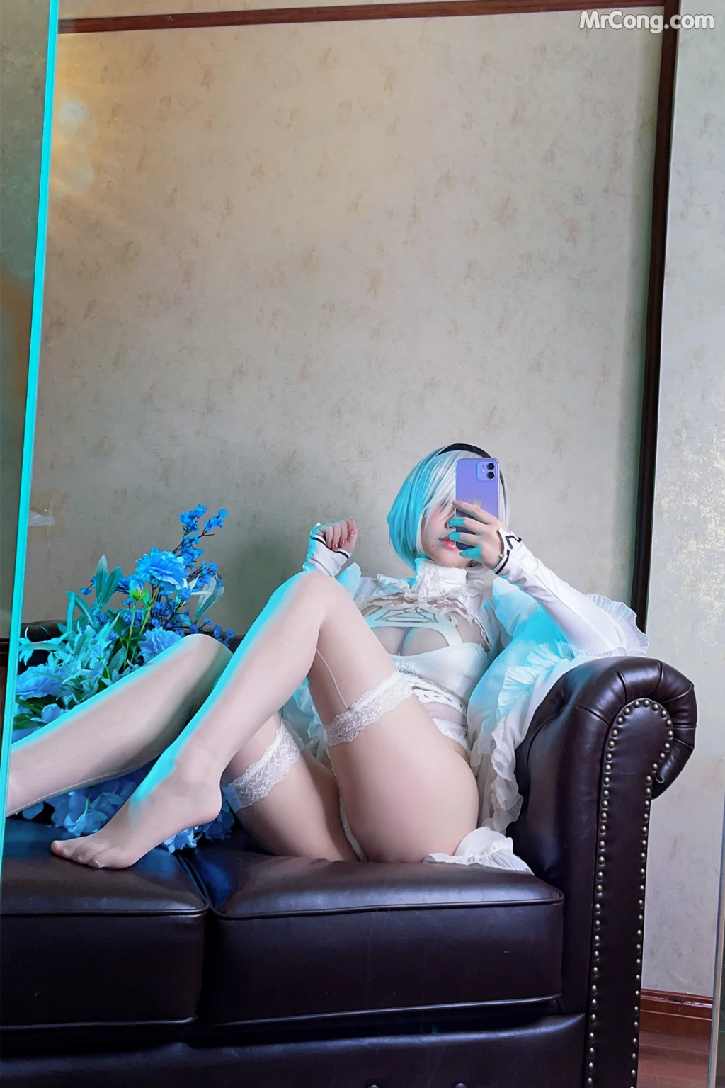 Coser@半半子: Automataヨルハ二号B型 白いドレス (51 photos) 18 Coser@半半子: Automataヨルハ二号B型 白いドレス (51 photos) 18