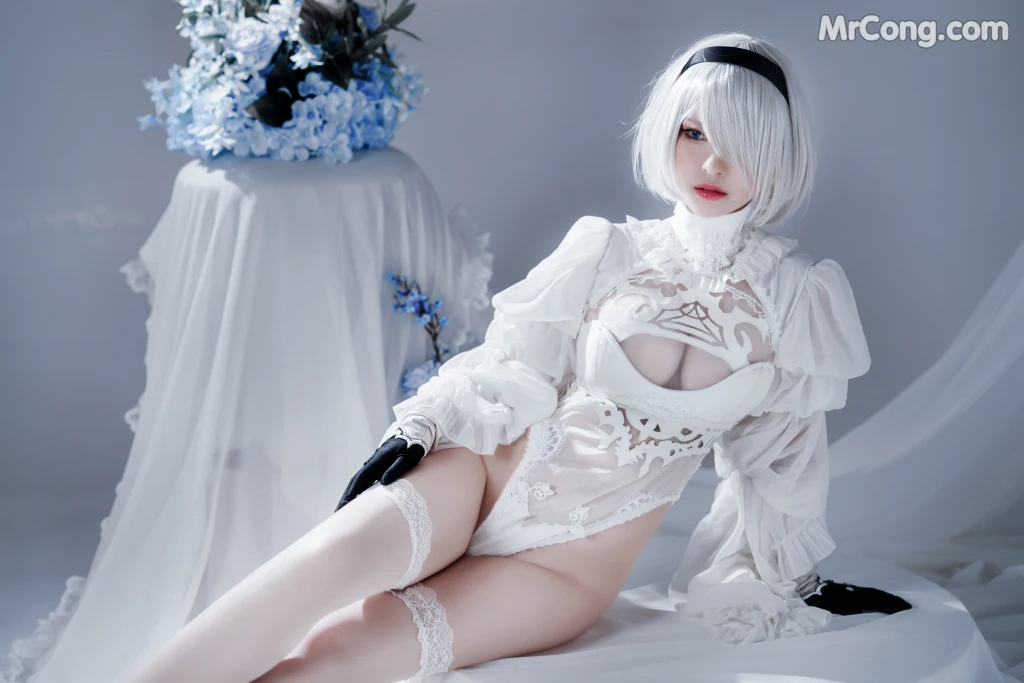 Coser@半半子: Automataヨルハ二号B型 白いドレス (51 photos) 13 Coser@半半子: Automataヨルハ二号B型 白いドレス (51 photos) 13