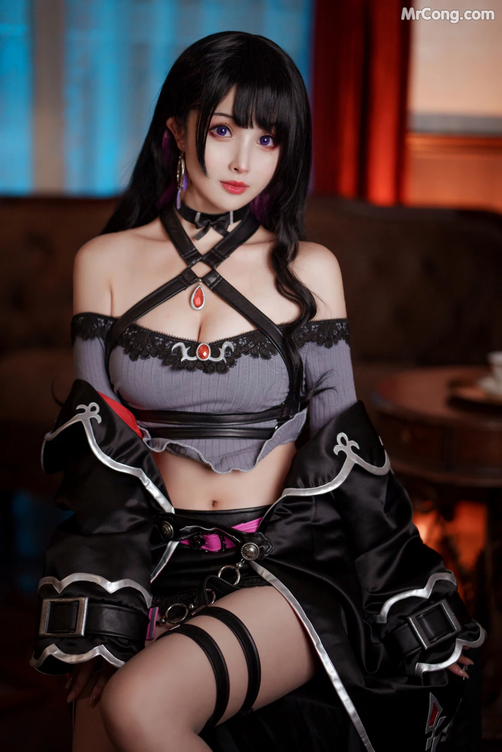 Coser@rioko凉凉子 Vol.109: X恋乃夜舞 (40 photos)