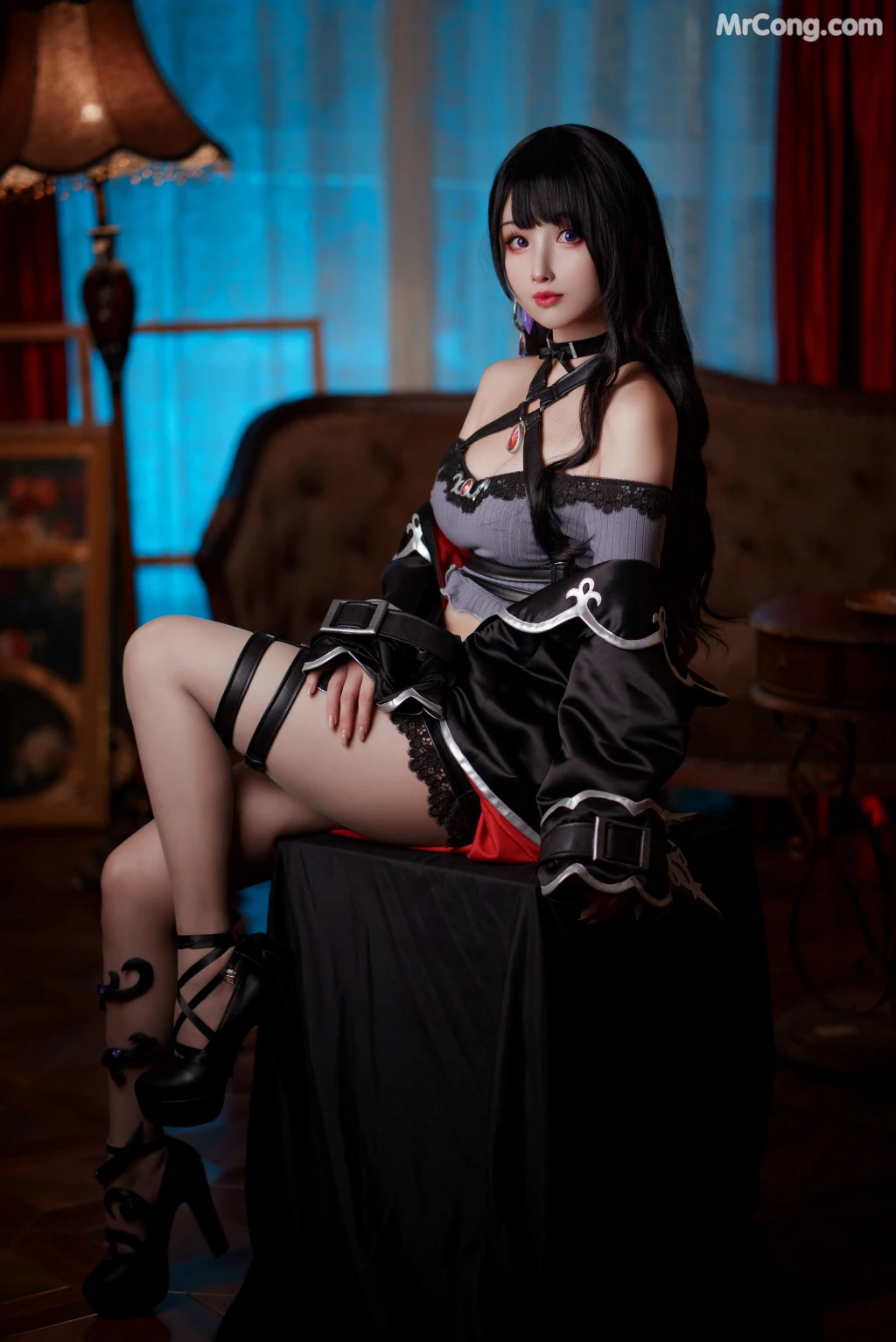 Coser@rioko凉凉子 Vol.109: X恋乃夜舞 (40 photos)