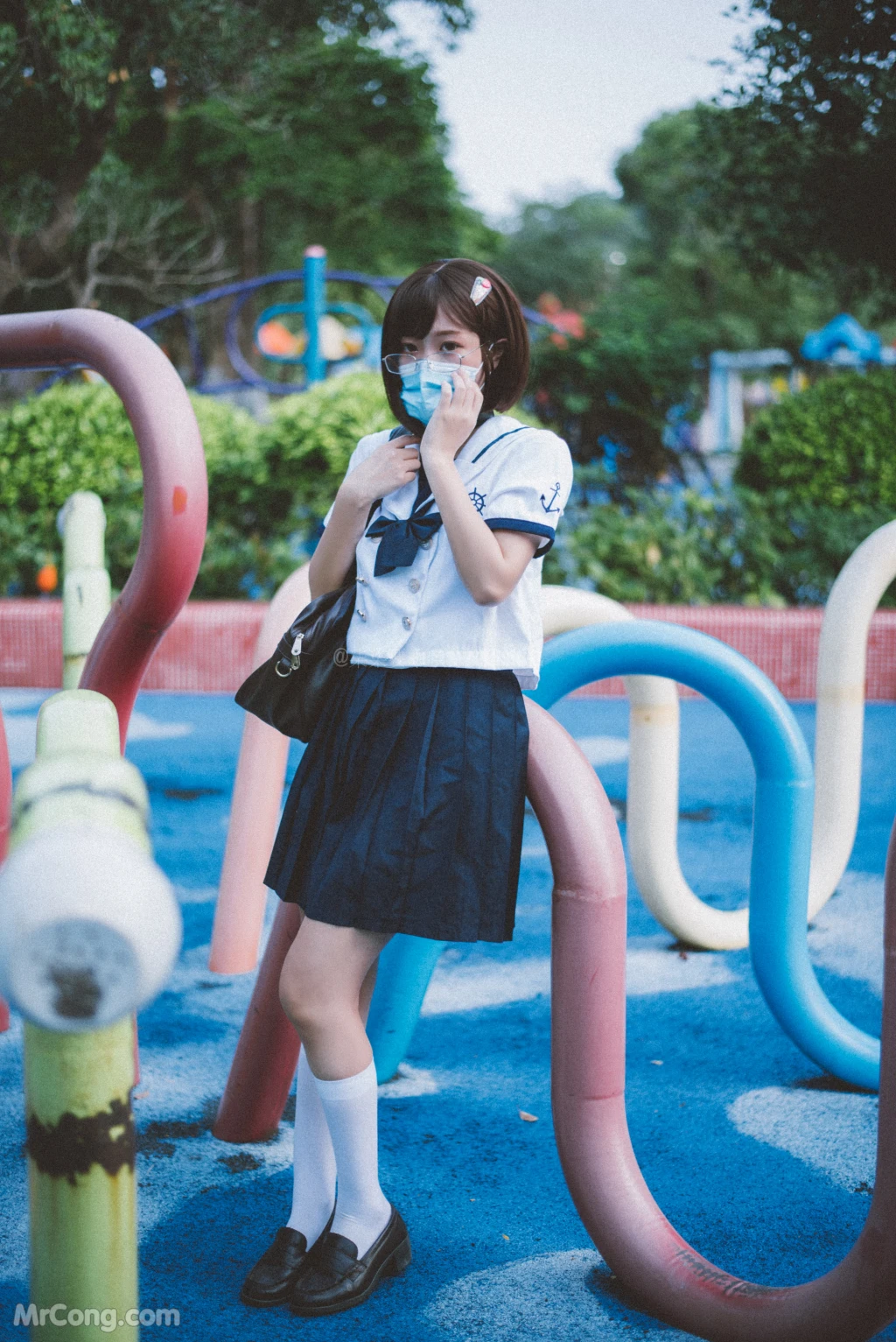 Coser@柒柒要乖哦: 乐园JK (37 photos)