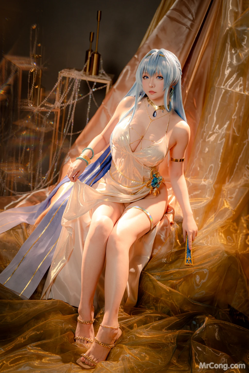 Coser@星之迟迟Hoshilily: Nikke-海伦 (77 photos )
