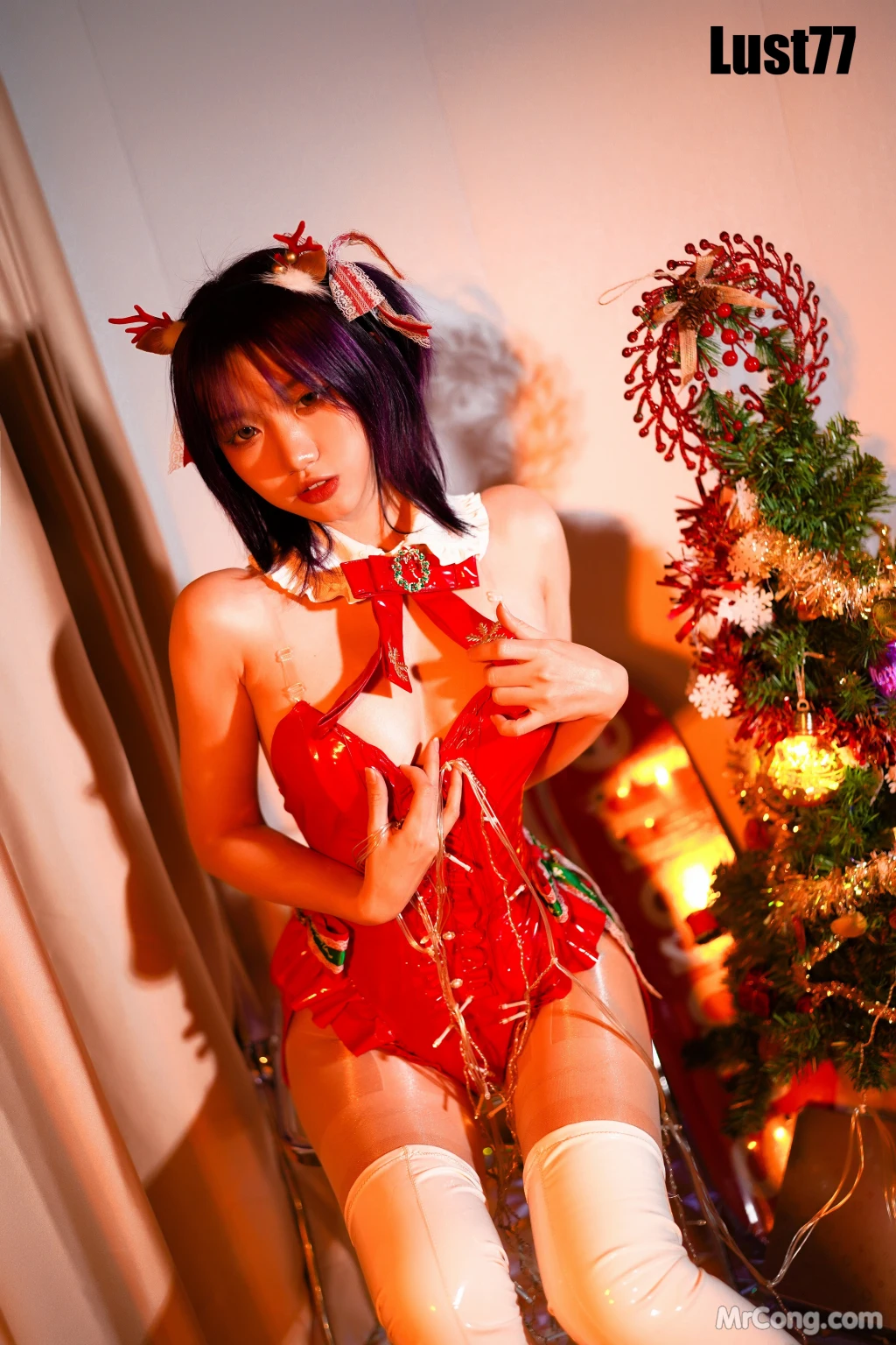 Coser@柒柒要乖哦 No.012: 2021圣诞2 (58 photos ) 1 Coser@柒柒要乖哦 No.012: 2021圣诞2 (58 photos ) 1
