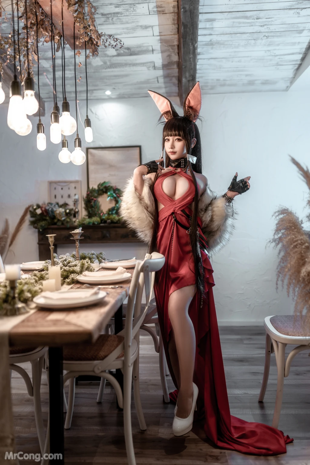 Coser@蠢沫沫 (chunmomo) Vol.147: 碧蓝航线 赤城 (40 photos)