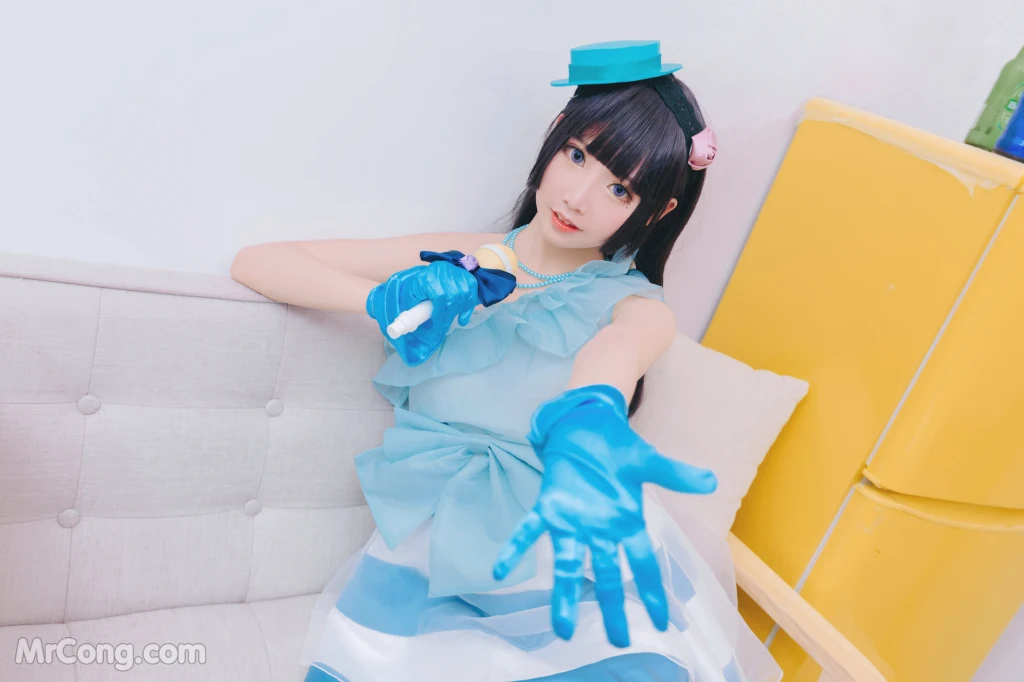 Coser@面饼仙儿 No.026: 黑猫打歌服 (12 photos)