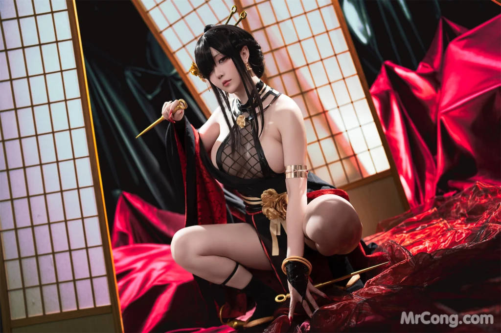 Coser@星之迟迟Hoshilily: 圣诞节 约尔 同人和风战斗服 (78 photos)