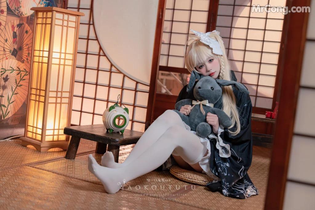 Coser@黏黏团子兔: 六月T3专属特典『穹妹浴衣』 (42 photos )