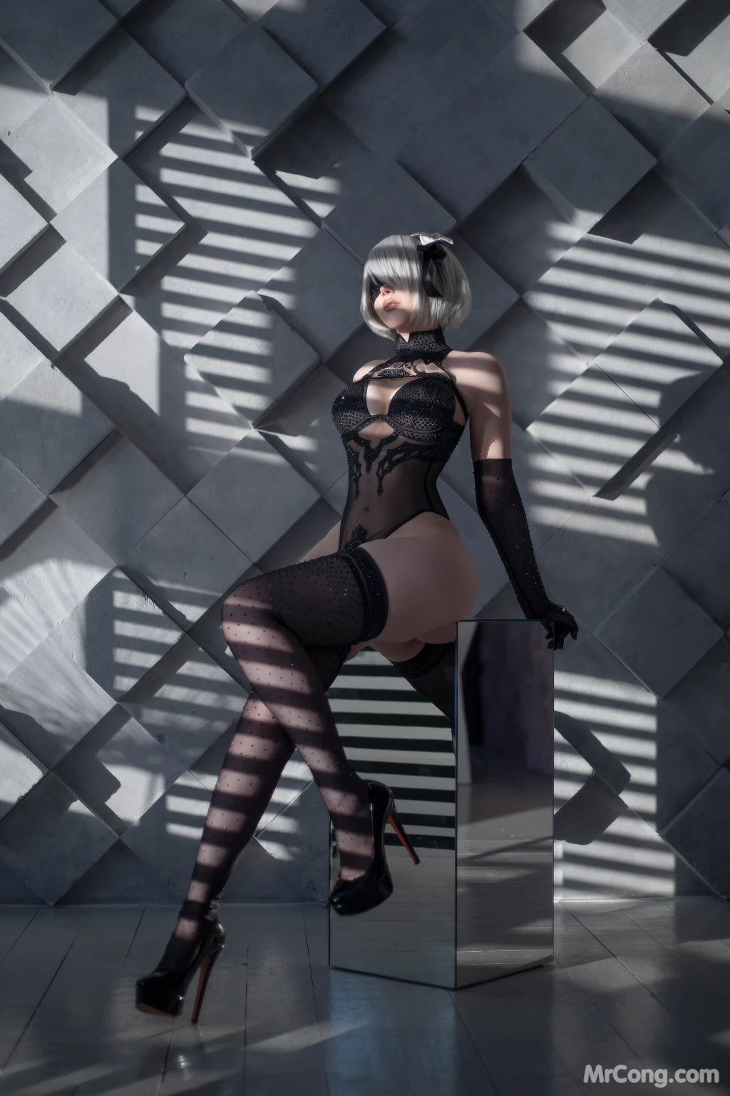 Coser@Sayathefox: 2B Cosplay + Lisa (16 photos) 4 Coser@Sayathefox: 2B Cosplay + Lisa (16 photos) 4