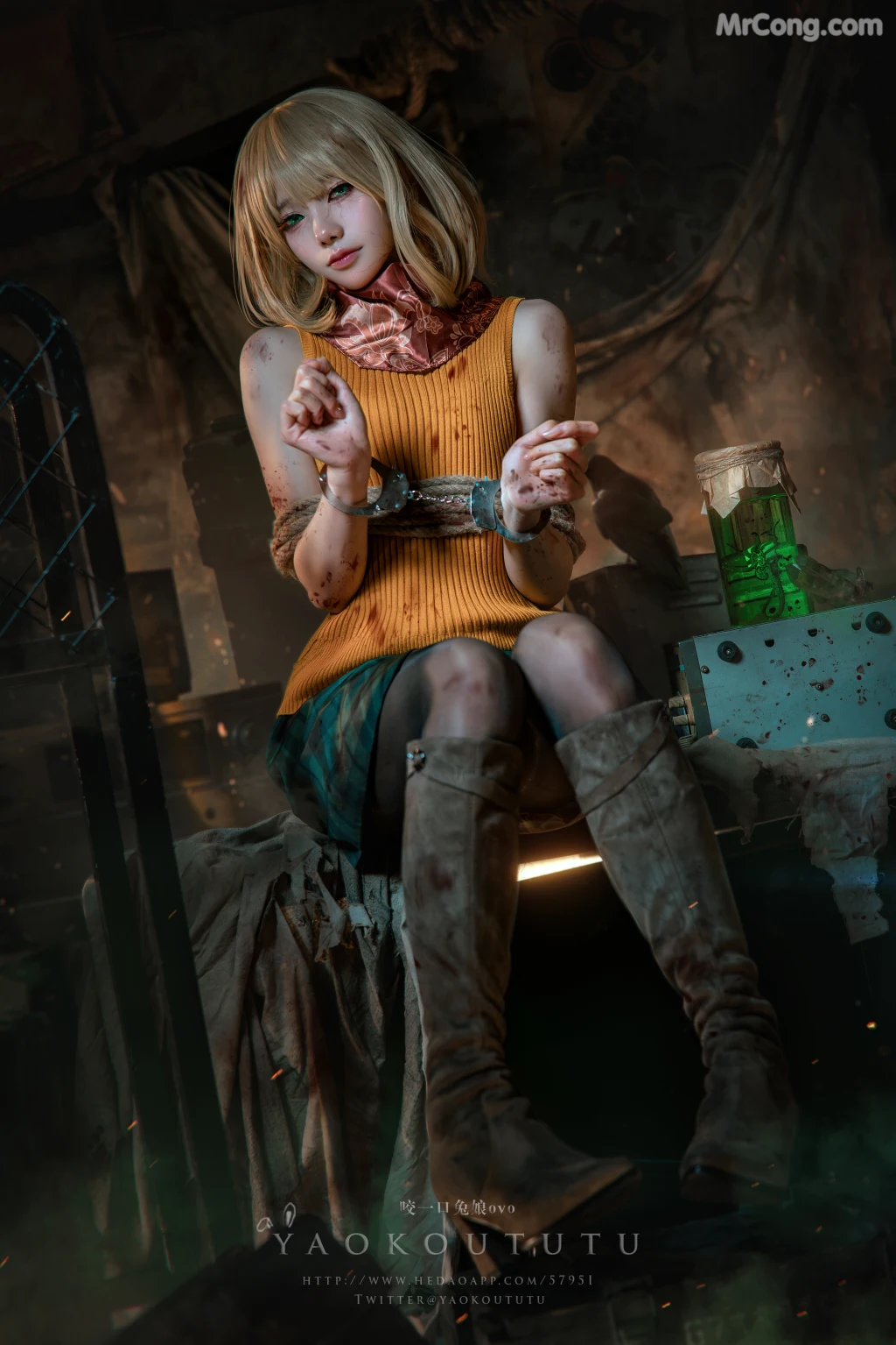 Coser@黏黏团子兔: 生化危机4重置版 阿什莉 (58 photos ) 8 Coser@黏黏团子兔: 生化危机4重置版 阿什莉 (58 photos ) 8