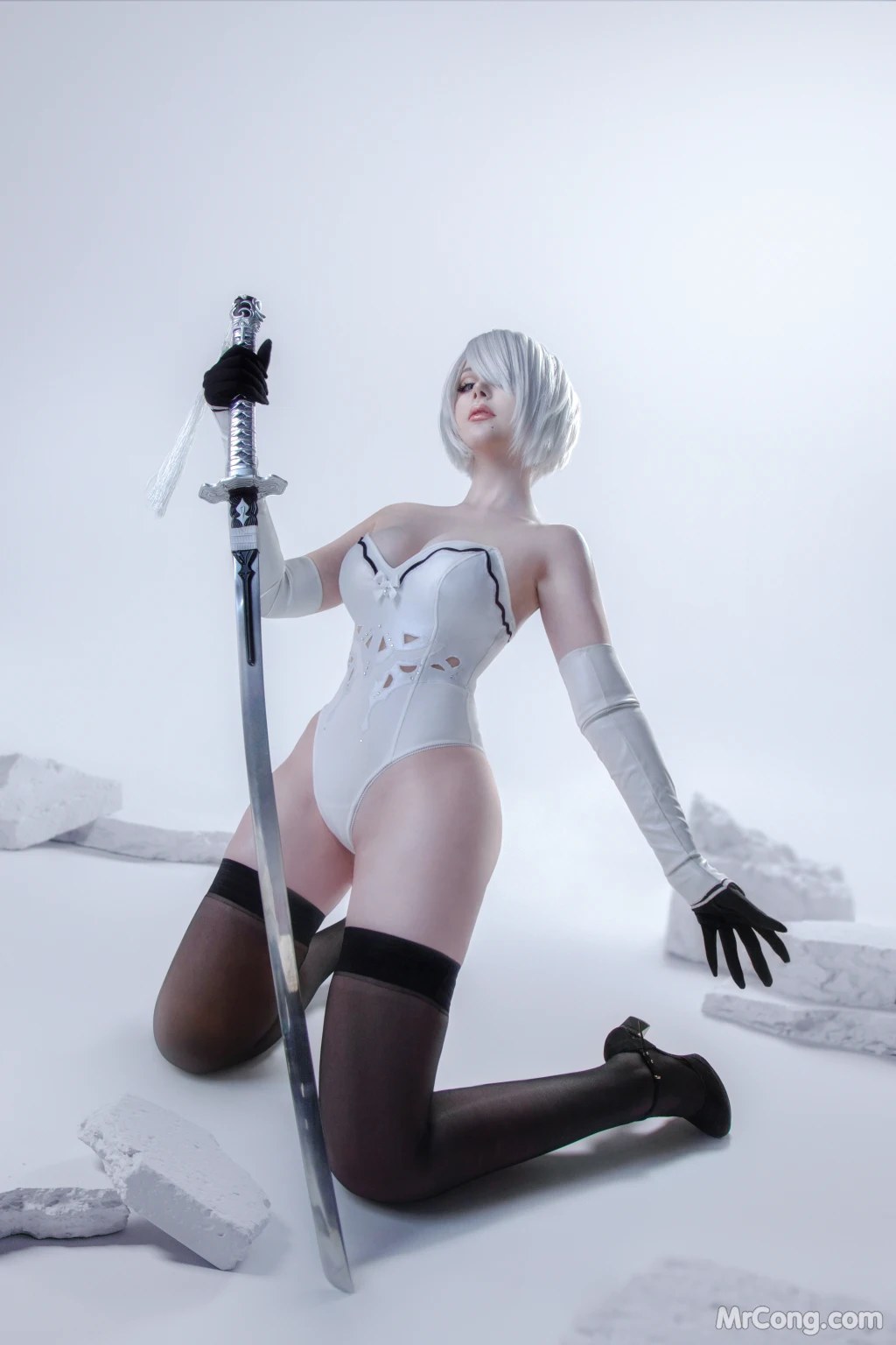 Coser@Sayathefox: 2B The White Body (10 photos) 8 Coser@Sayathefox: 2B The White Body (10 photos) 8