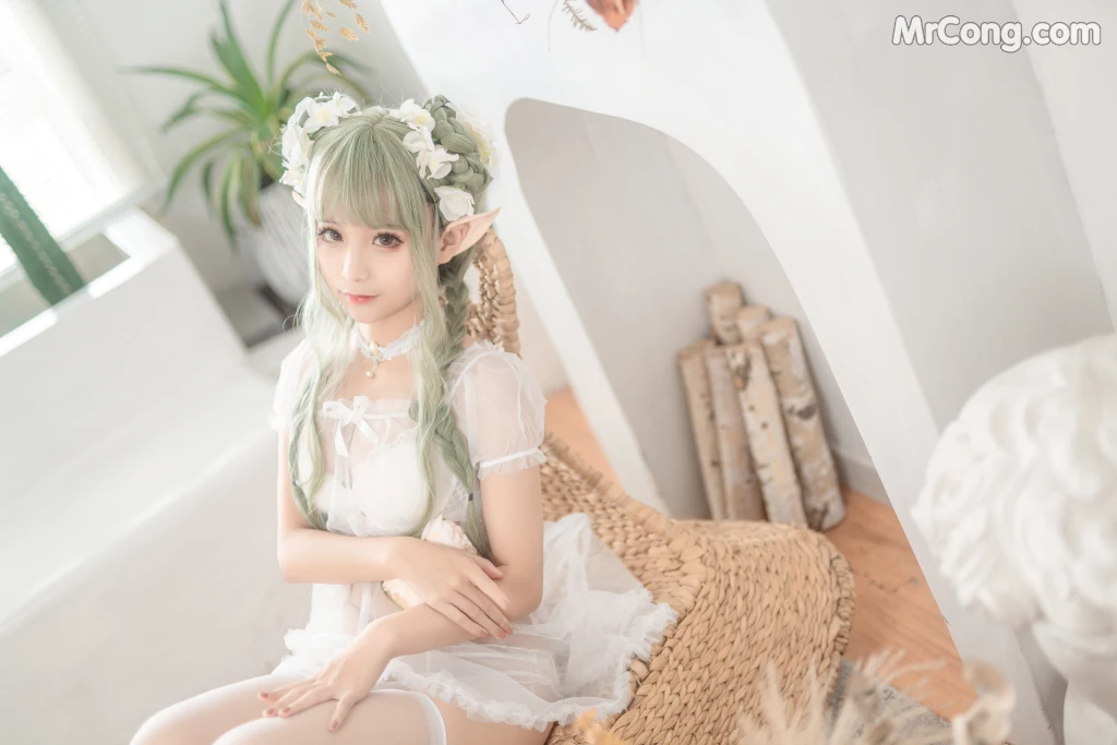 Coser@蠢沫沫 (chunmomo) Vol.122:《尖耳国度》绿精灵 (40 photos)