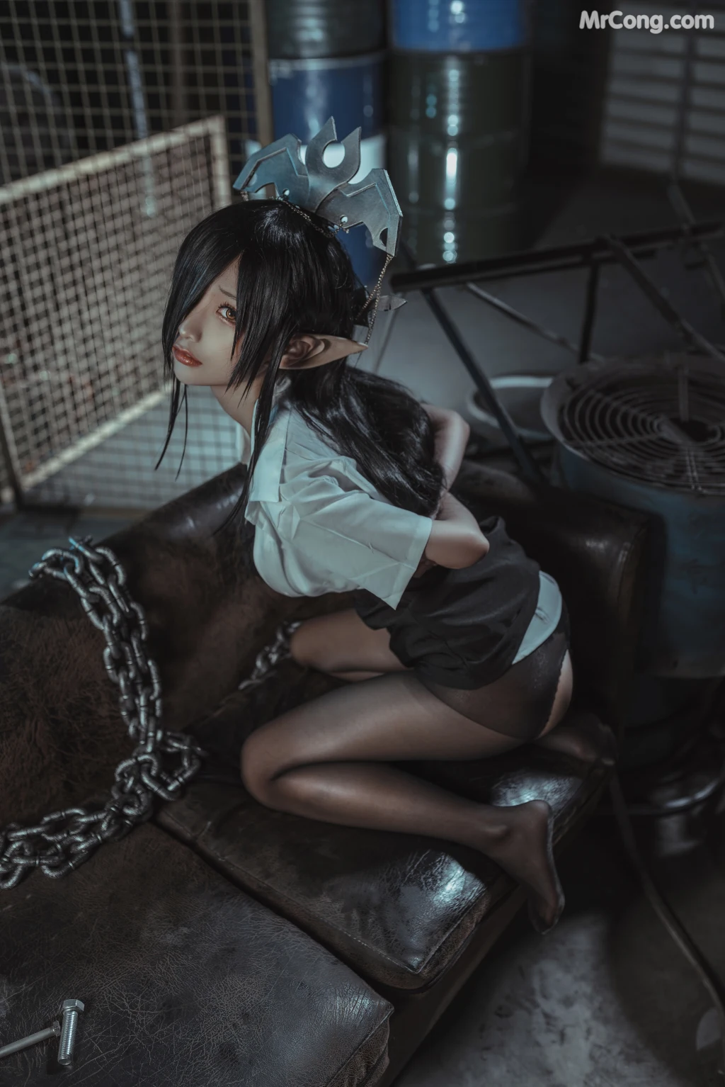 Coser@蠢沫沫 (chunmomo) Vol.120: 黑兽 女王3套 (127 photos)