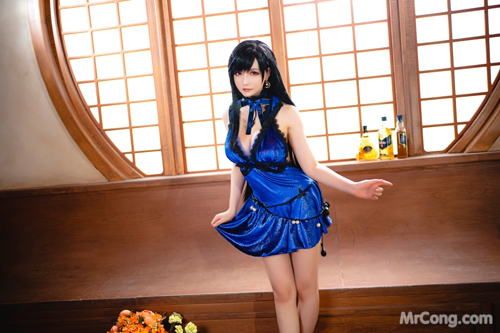 Coser@星之迟迟Hoshilily: 蒂法蓝礼服 (42 photos ) 5 Coser@星之迟迟Hoshilily: 蒂法蓝礼服 (42 photos ) 5