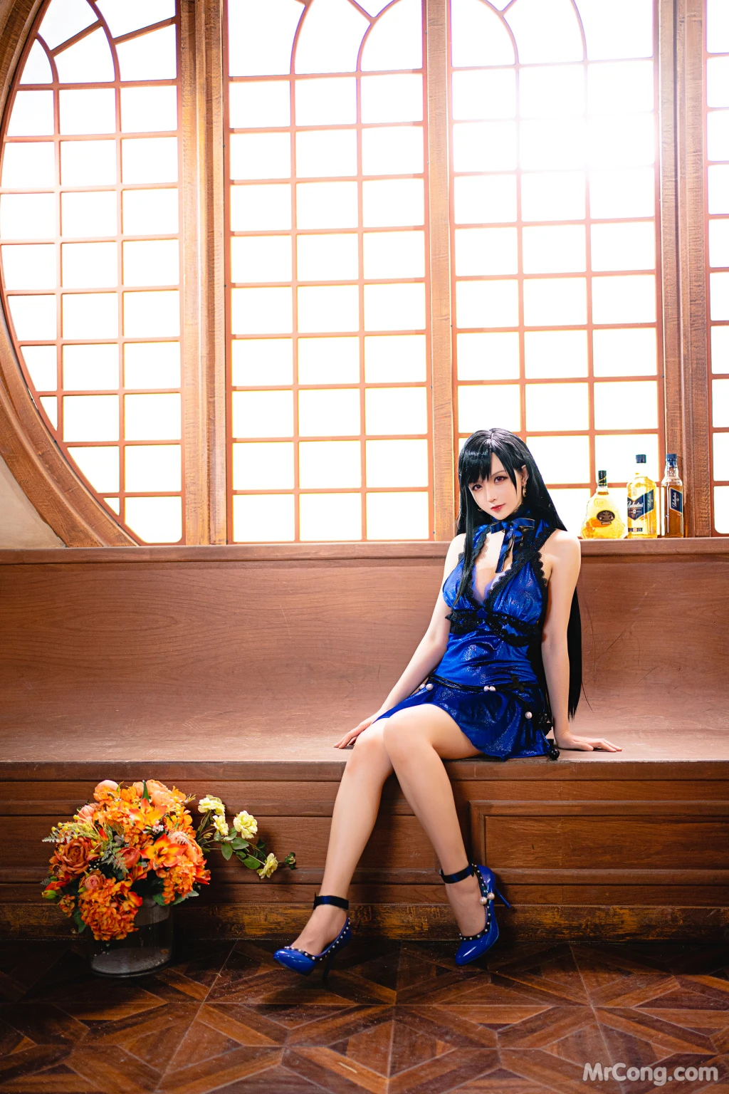 Coser@星之迟迟Hoshilily: 蒂法蓝礼服 (42 photos ) 12 Coser@星之迟迟Hoshilily: 蒂法蓝礼服 (42 photos ) 12
