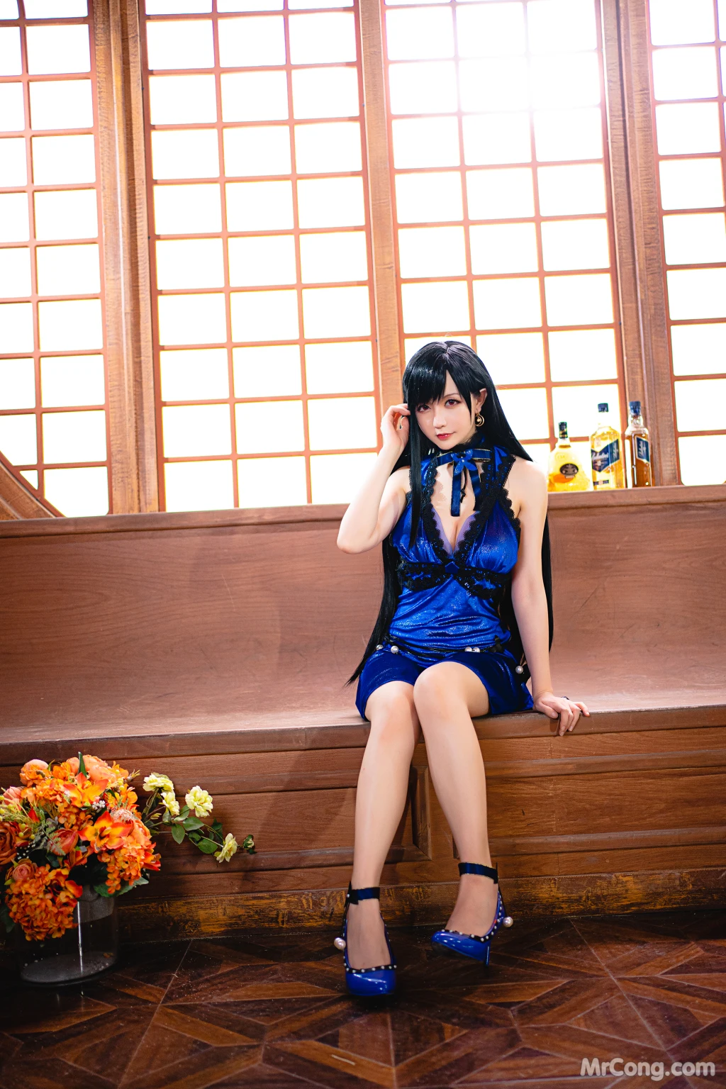 Coser@星之迟迟Hoshilily: 蒂法蓝礼服 (42 photos ) 9 Coser@星之迟迟Hoshilily: 蒂法蓝礼服 (42 photos ) 9