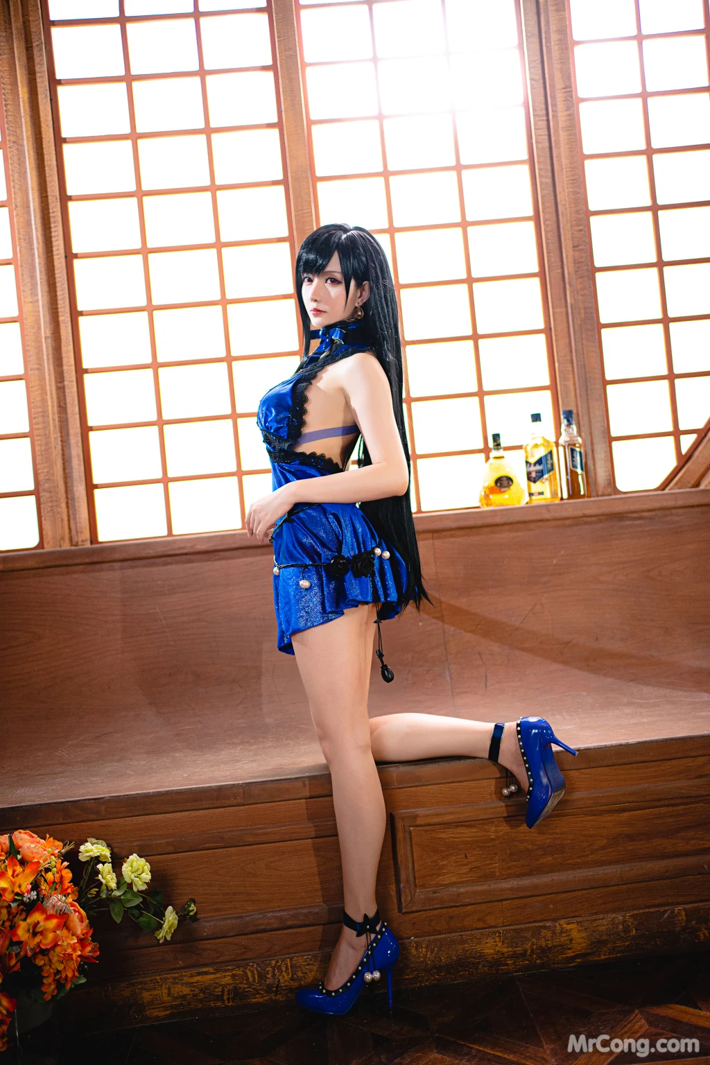 Coser@星之迟迟Hoshilily: 蒂法蓝礼服 (42 photos ) 14 Coser@星之迟迟Hoshilily: 蒂法蓝礼服 (42 photos ) 14