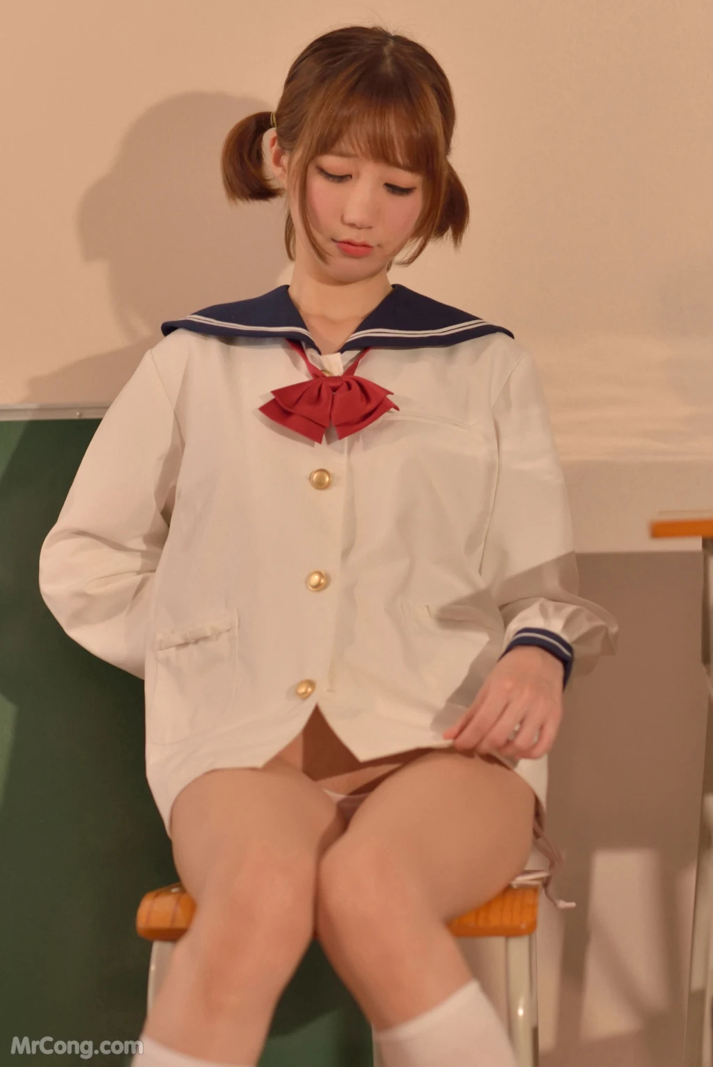 Coser@NAGISA魔物喵: 生理课 (151 photos)
