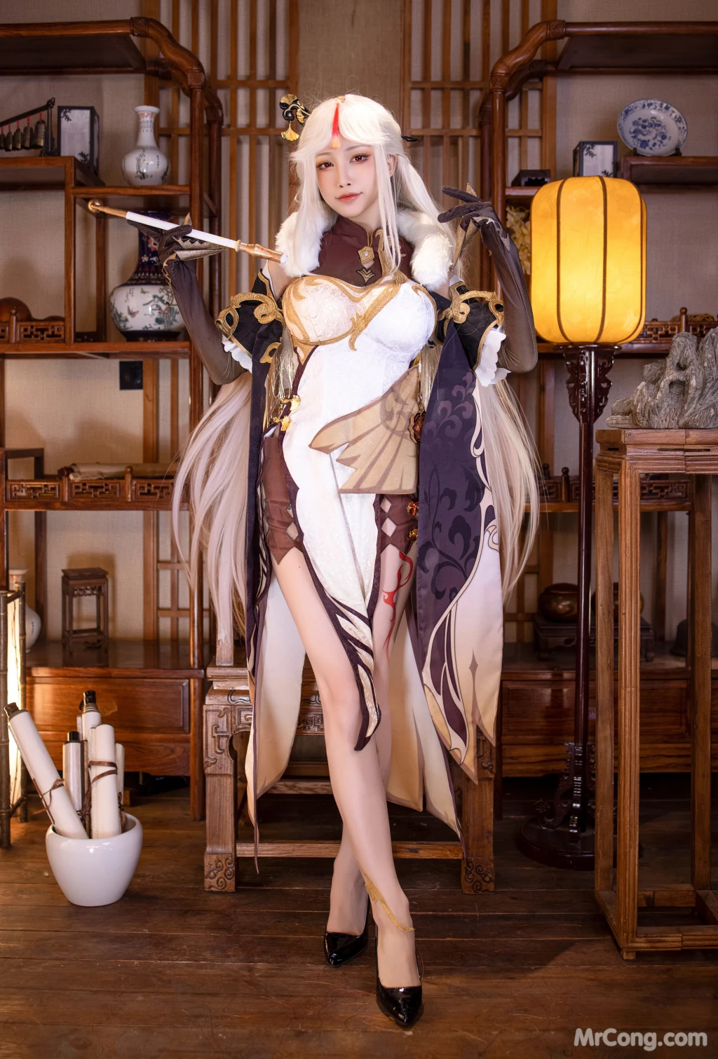 Coser@水淼Aqua Vol.145: 北斗原造型+凝光原造型 (134 photos)