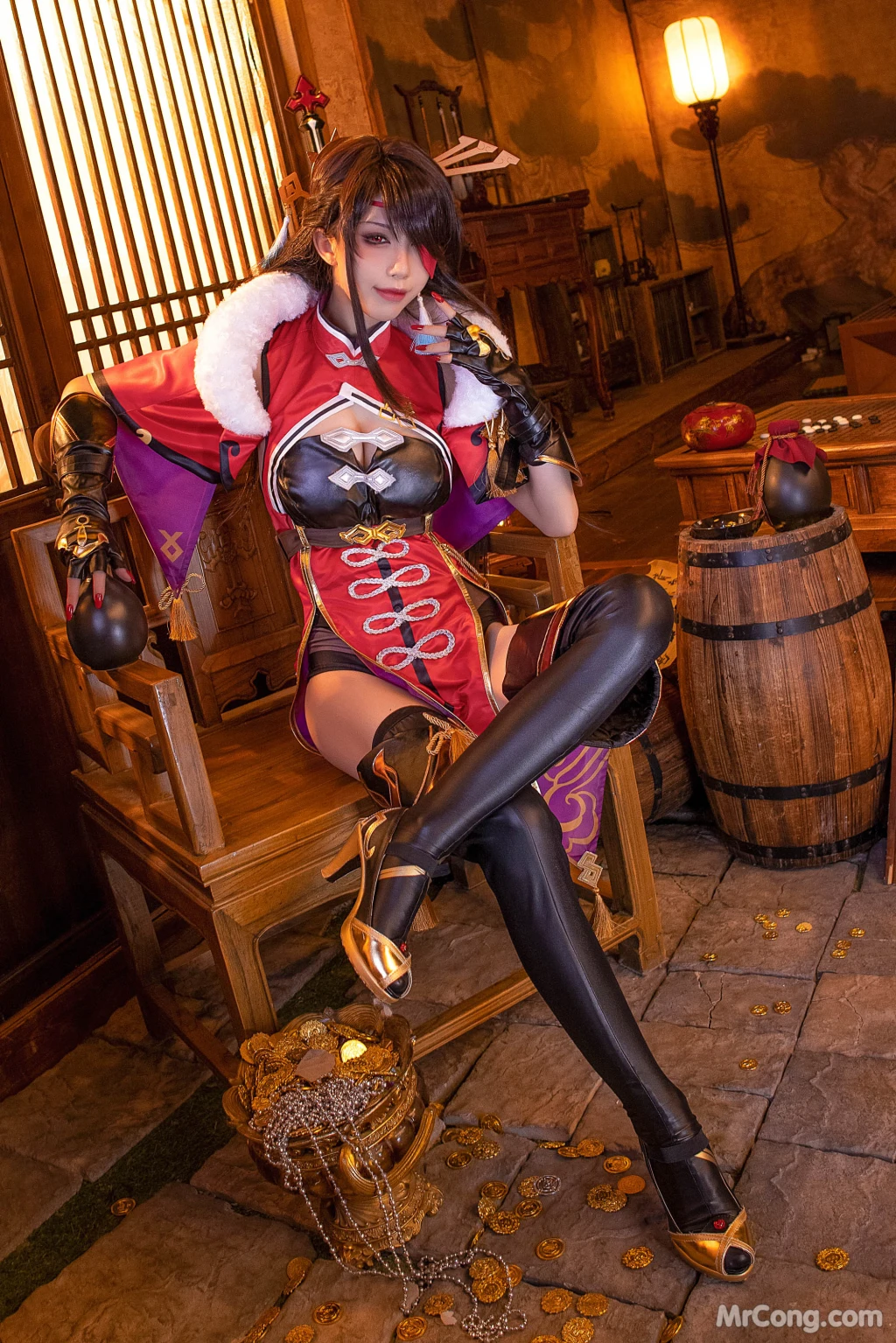 Coser@水淼Aqua Vol.145: 北斗原造型+凝光原造型 (134 photos) 5 Coser@水淼Aqua Vol.145: 北斗原造型+凝光原造型 (134 photos) 5