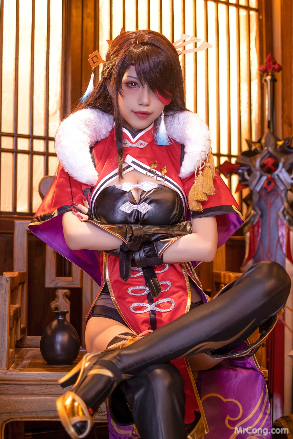 Coser@水淼Aqua Vol.145: 北斗原造型+凝光原造型 (134 photos) 3 Coser@水淼Aqua Vol.145: 北斗原造型+凝光原造型 (134 photos) 3