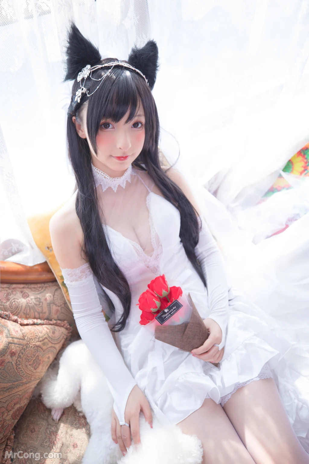 Coser@神楽坂真冬 Vol.044: 电子相册-明日の花嫁 (150 photos)