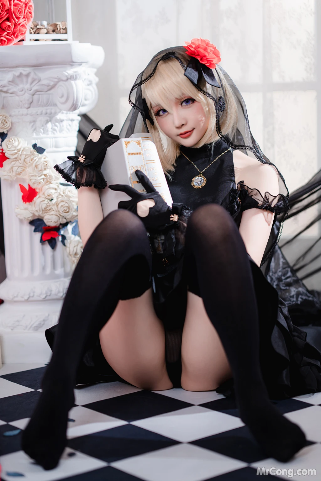 Coser@星之迟迟Hoshilily: 斯卡哈同人&Z23婚纱 (150 photos ) 8 Coser@星之迟迟Hoshilily: 斯卡哈同人&Z23婚纱 (150 photos ) 8
