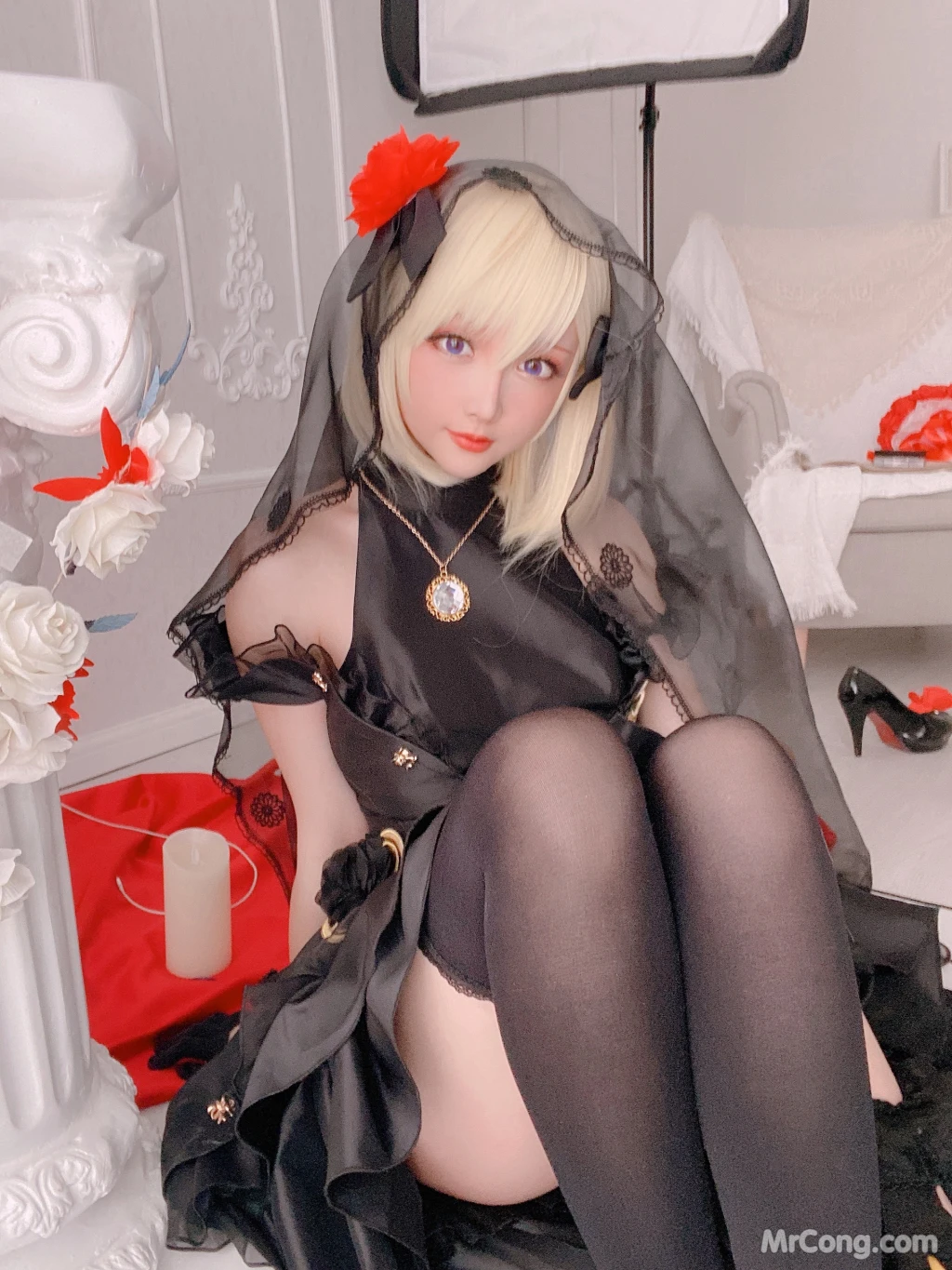 Coser@星之迟迟Hoshilily: 斯卡哈同人&Z23婚纱 (150 photos ) 5 Coser@星之迟迟Hoshilily: 斯卡哈同人&Z23婚纱 (150 photos ) 5