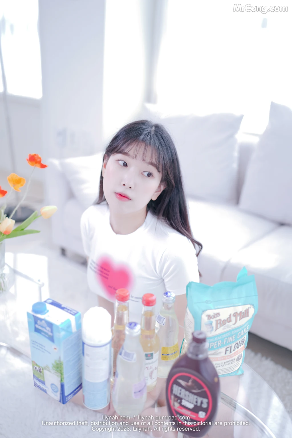 [Lilynah] LW061 Shaany (샤니): Shaany & Cream (49 photos)