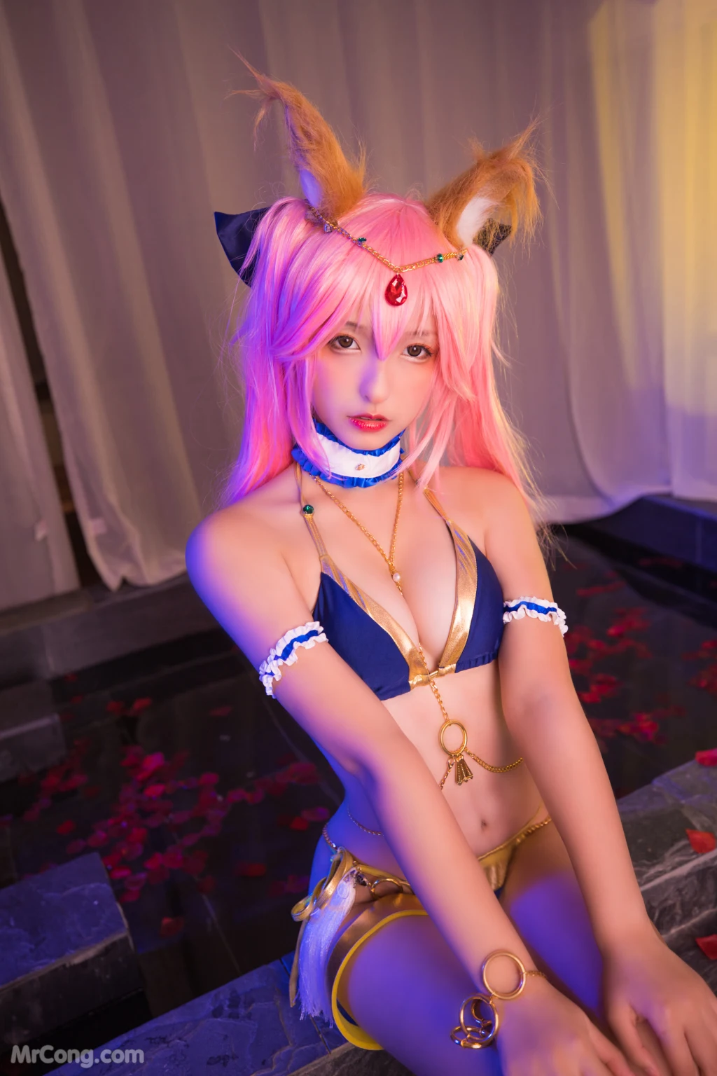 Coser@神楽坂真冬 Vol.047: 电子相册-玉藻前舞娘《Mysterious Love》(150 photos)
