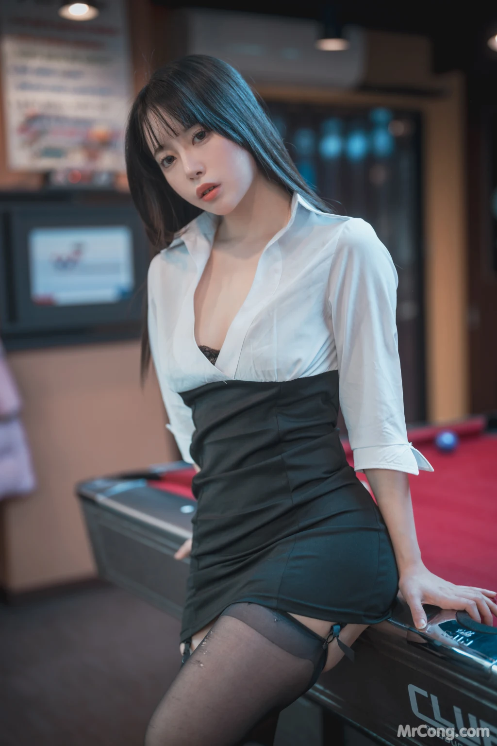 DJAWA Photo - ZziZzi: "Billiards Girl Office Look" (47 photos)
