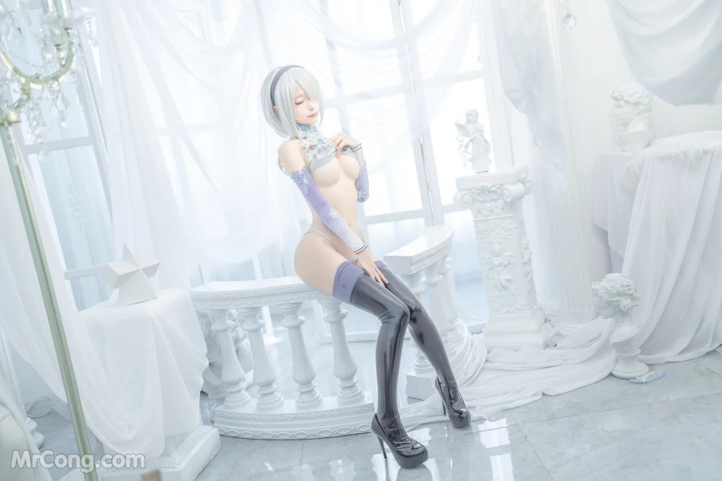 Coser@蠢沫沫 (chunmomo) Vol.144: 2B-冰雪 (35 photos)