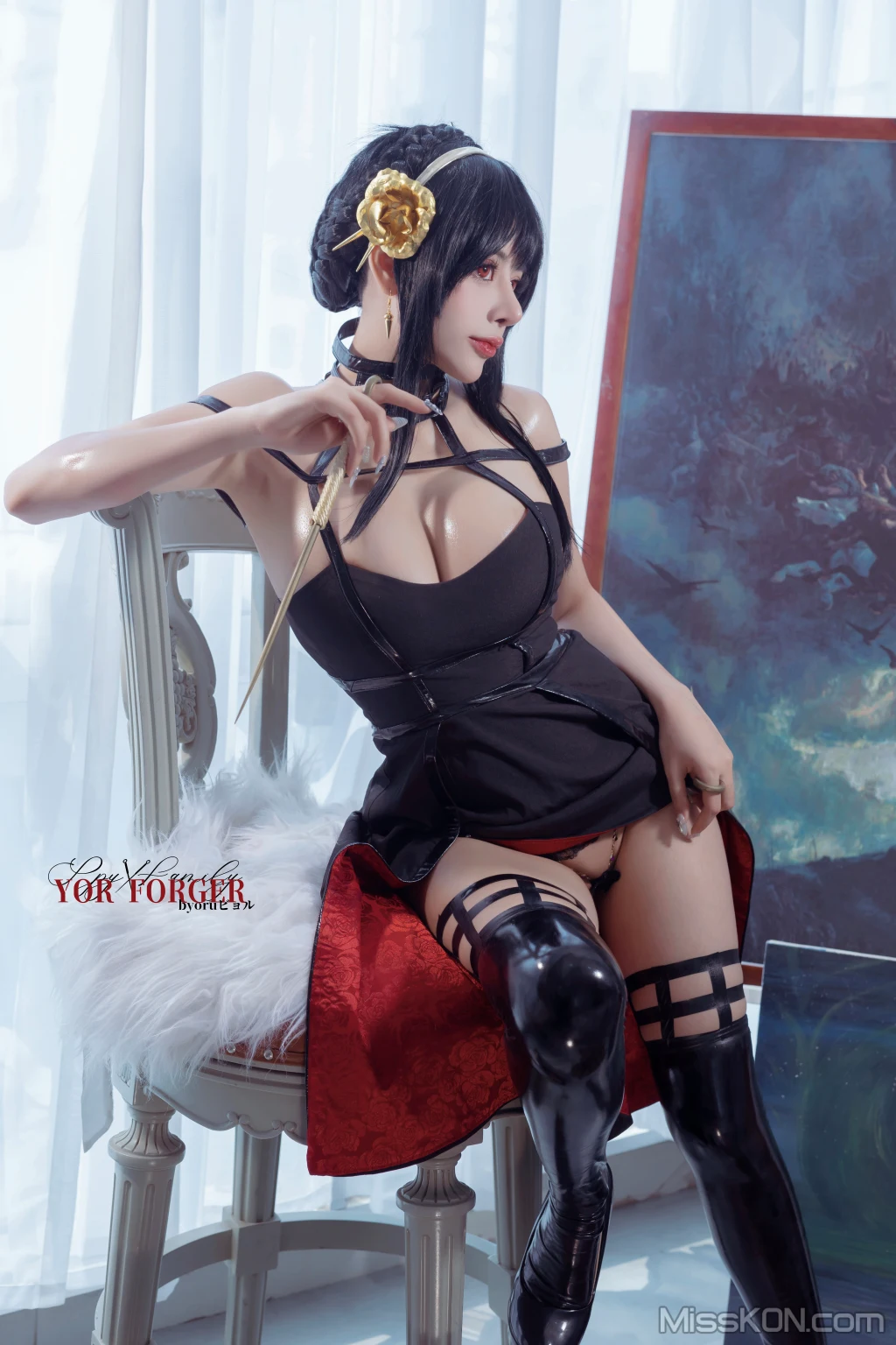 Coser@Byoru: Yor Thorn Princess (48 photos ) 