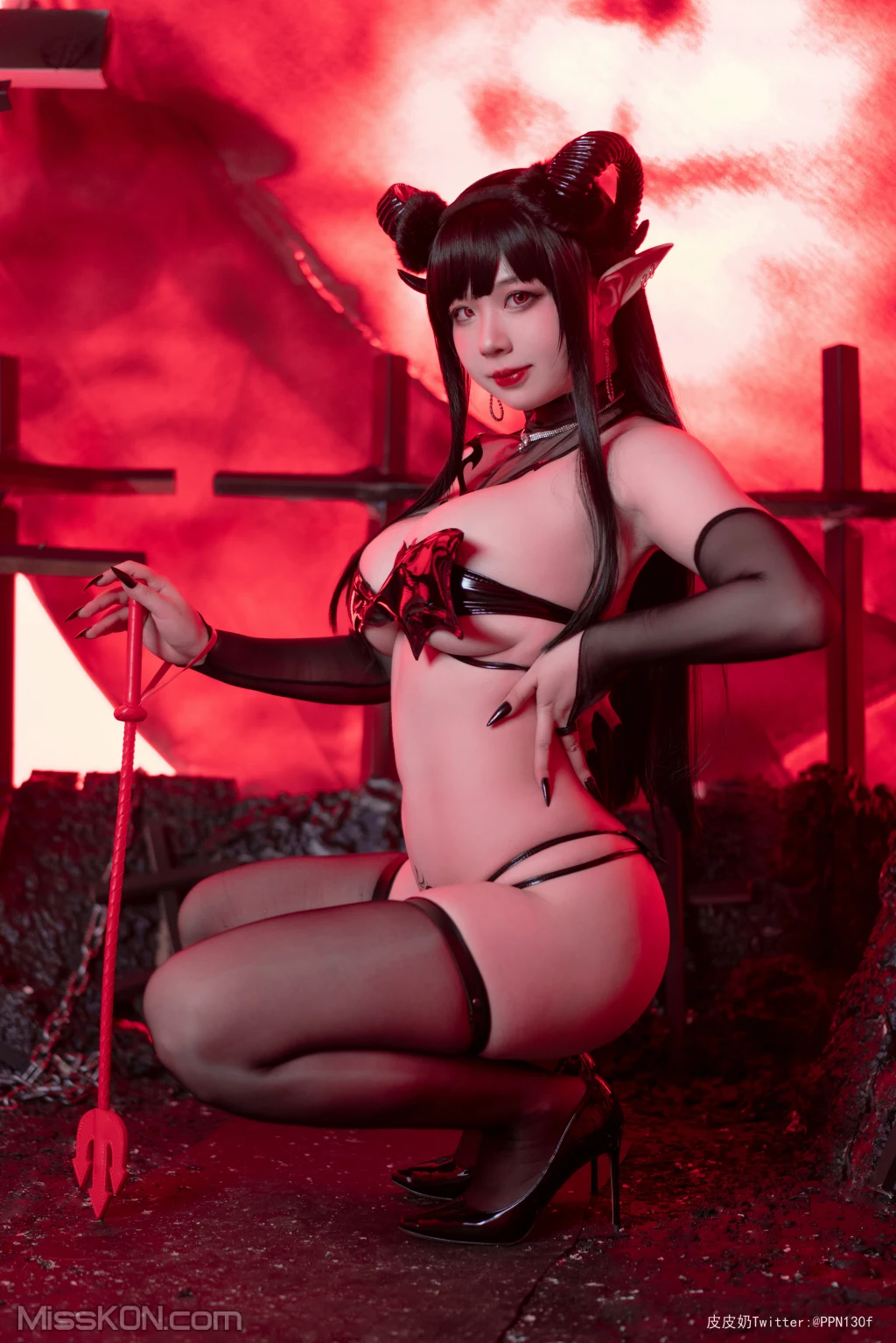 Coser@皮皮奶可可爱了啦: 魅魔1 (40 photos) 