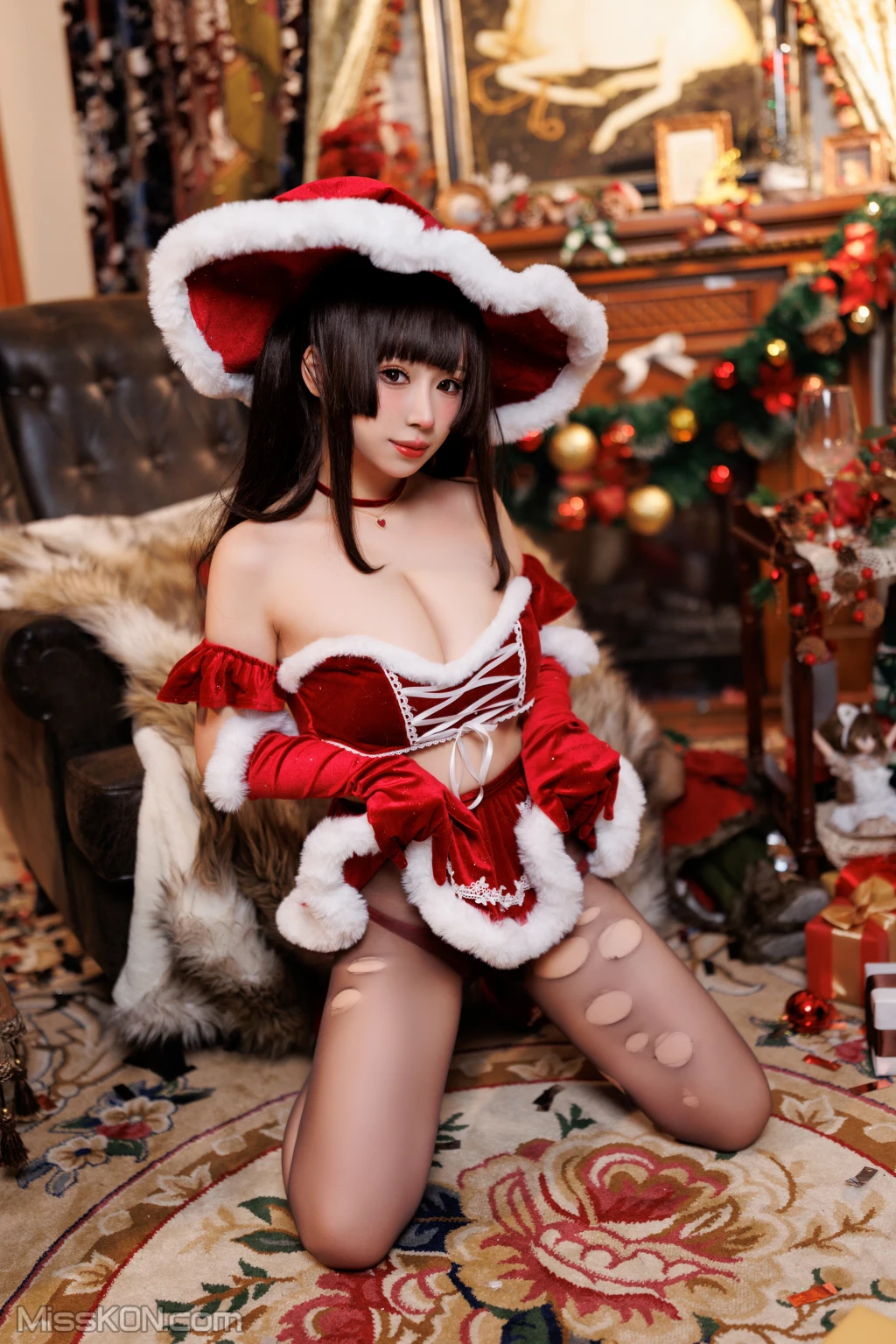 Coser@胡桃猫Kurumineko: 魔女圣诞夜 (109 photos) 6 Coser@胡桃猫Kurumineko: 魔女圣诞夜 (109 photos) 6