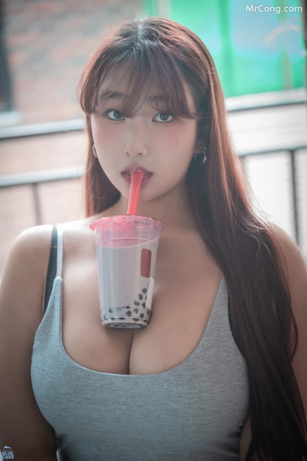 [BLUECAKE] Ggubbu: Bubble Tea Challenge (150 photos)