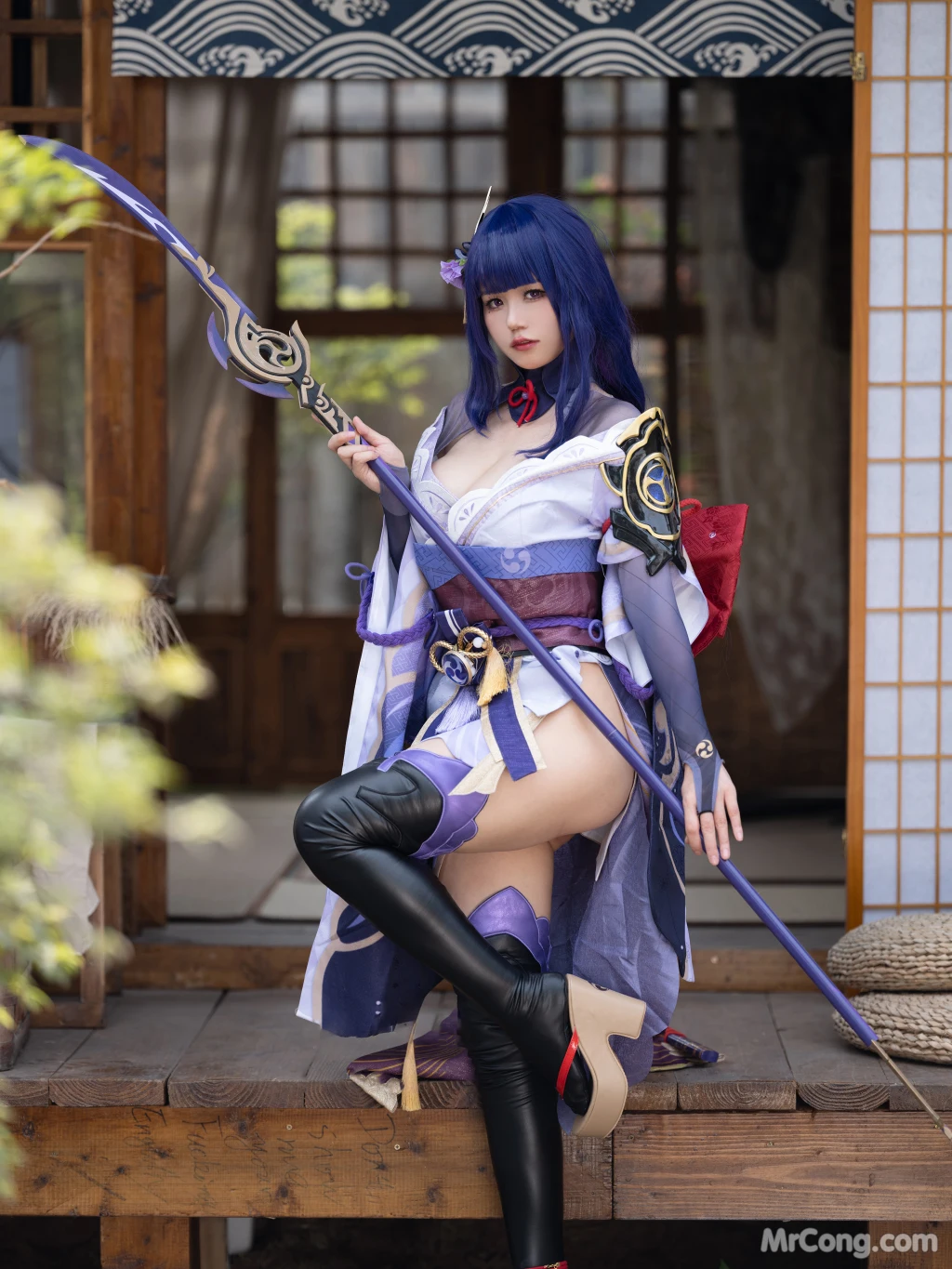 Coser@小仓千代w No.071: 原神 雷电将军 (30 photos)