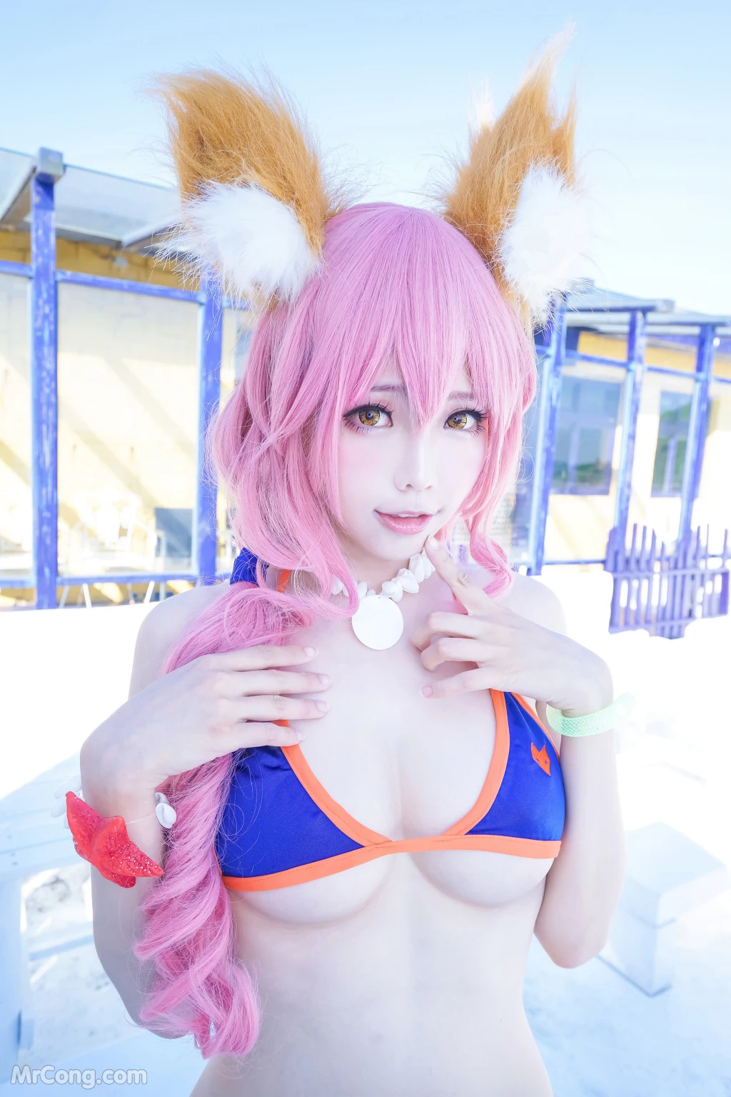 Coser@Ely_eee (ElyEE子): 玉藻前泳装 (24 photos) 1 Coser@Ely_eee (ElyEE子): 玉藻前泳装 (24 photos) 1
