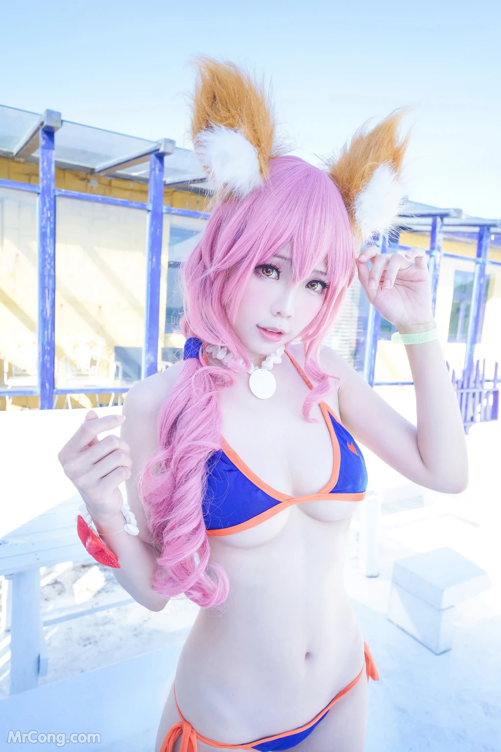 Coser@Ely_eee (ElyEE子): 玉藻前泳装 (24 photos) 0 Coser@Ely_eee (ElyEE子): 玉藻前泳装 (24 photos) 0