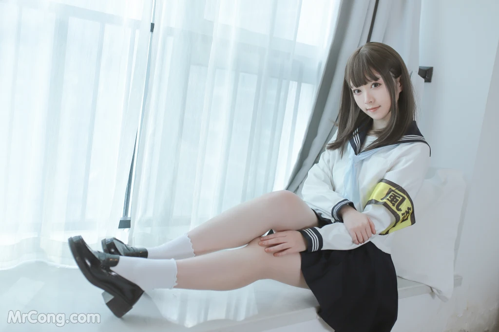 Coser@Asagiriai (愛ちゃん): 风纪委员 (40 photos)