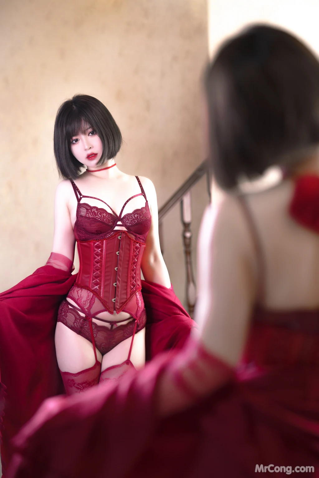 Coser@半半子: 赤红 AKABENI BANBANKO Vol.03 (57 photos)