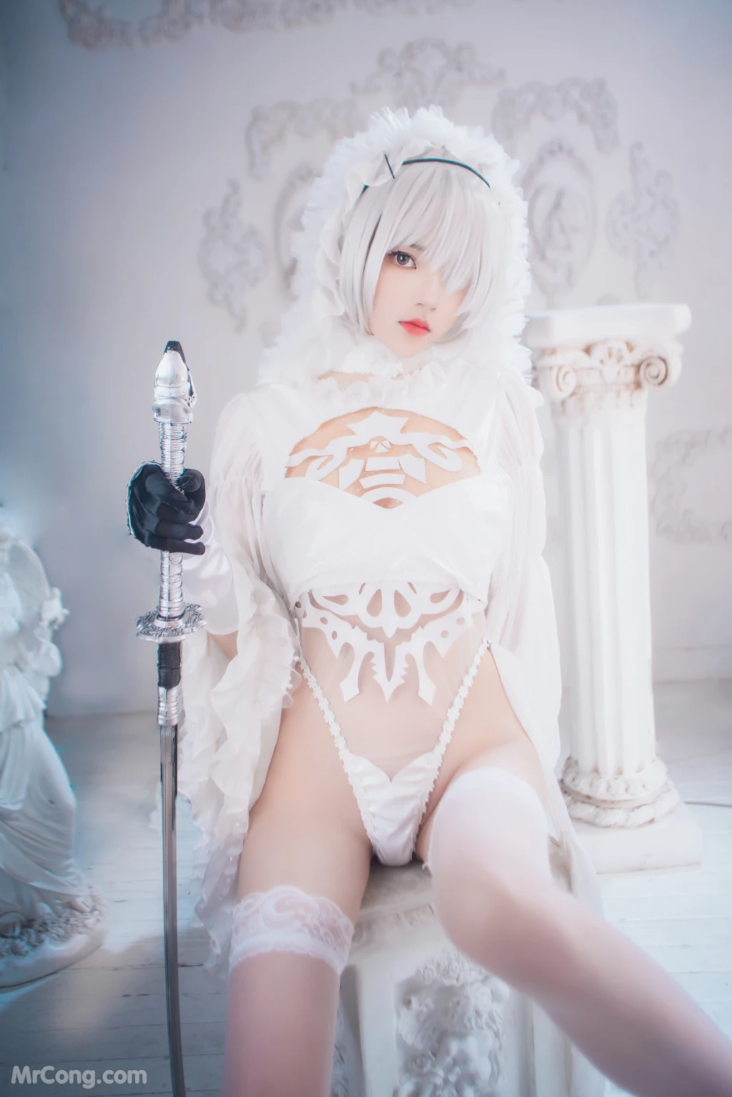Coser@桜桃喵 Vol.166: 2B花嫁 (69 photos) 7 Coser@桜桃喵 Vol.166: 2B花嫁 (69 photos) 7