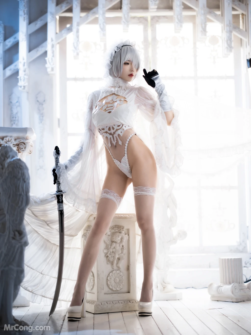 Coser@桜桃喵 Vol.166: 2B花嫁 (69 photos) 17 Coser@桜桃喵 Vol.166: 2B花嫁 (69 photos) 17