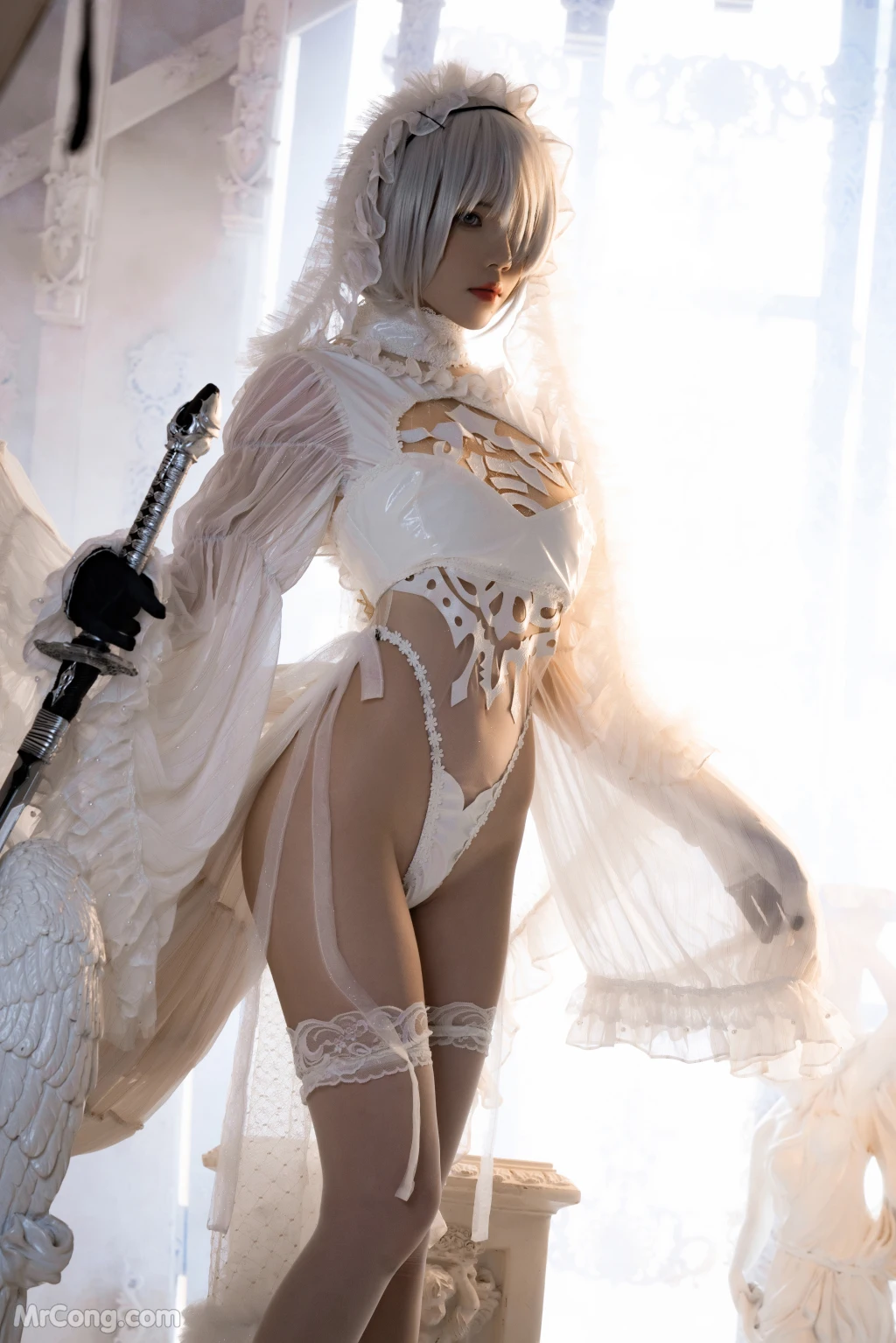 Coser@桜桃喵 Vol.166: 2B花嫁 (69 photos) 10 Coser@桜桃喵 Vol.166: 2B花嫁 (69 photos) 10