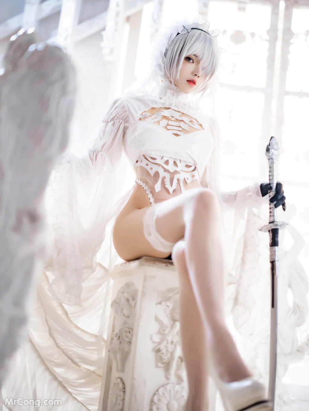 Coser@桜桃喵 Vol.166: 2B花嫁 (69 photos) 13 Coser@桜桃喵 Vol.166: 2B花嫁 (69 photos) 13