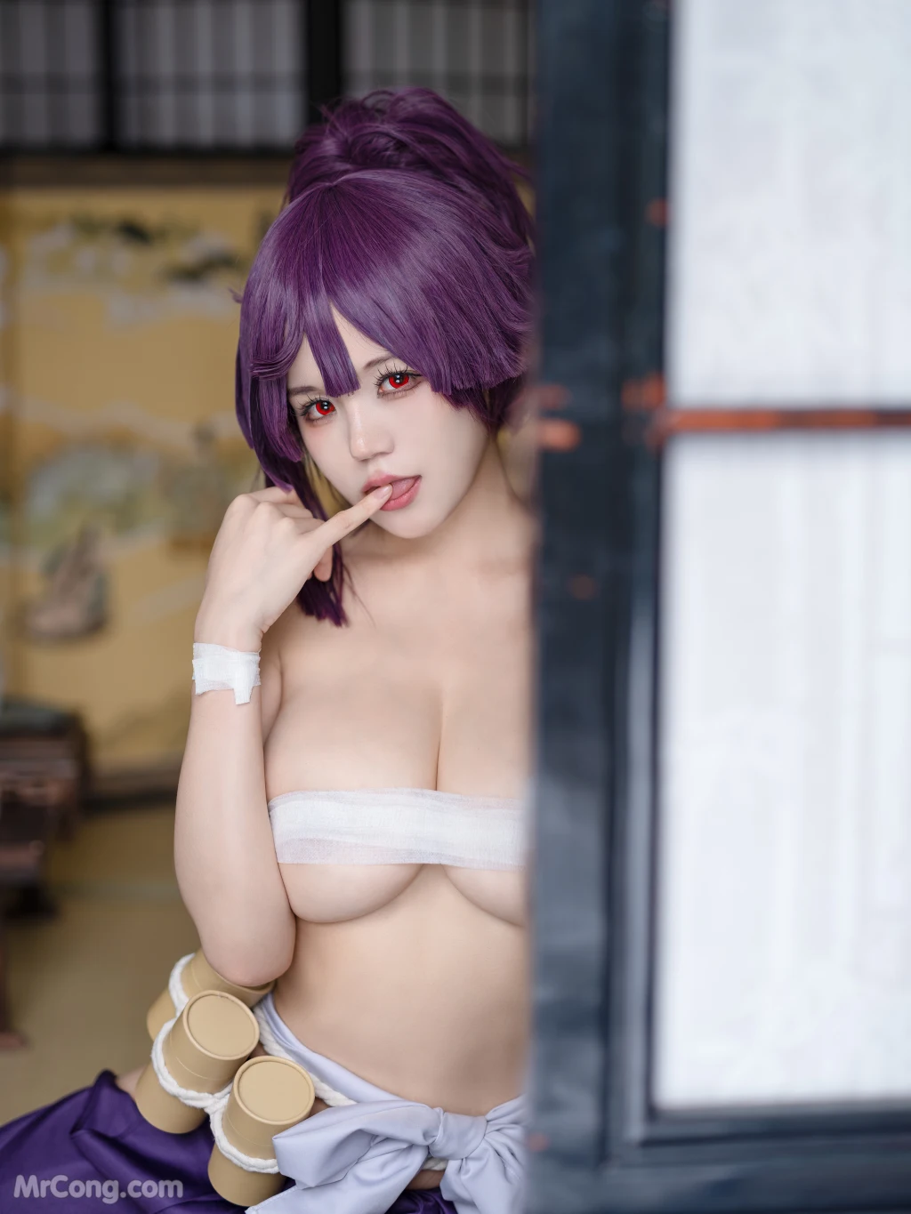 Coser@小仓千代w No.060: Yuzuriha 地狱楽 杠 (26 photos)