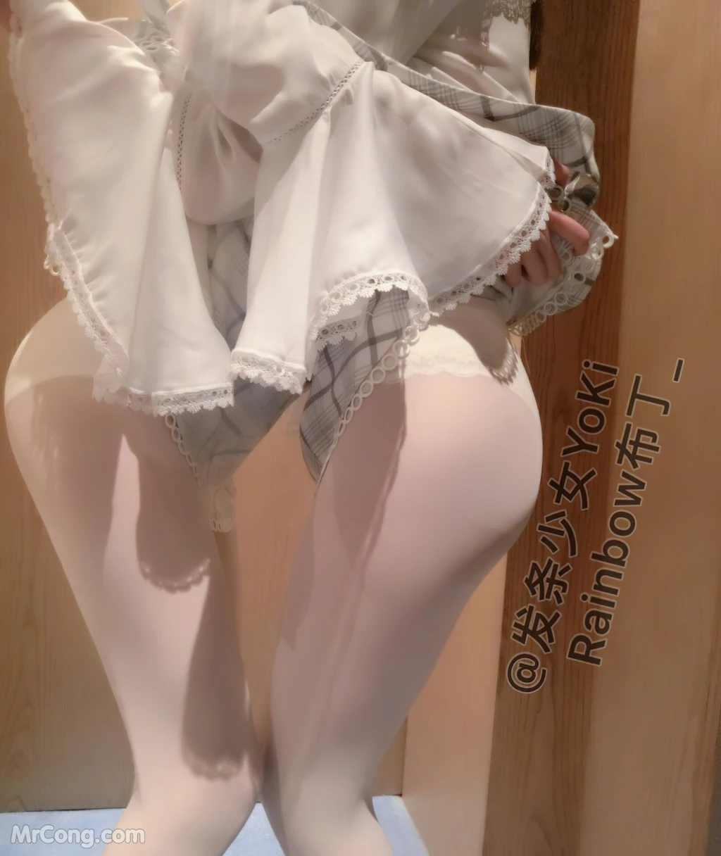 Coser@布丁大法 (Pudding Dafa): 白丝百合 与发条合作 (31 photos )