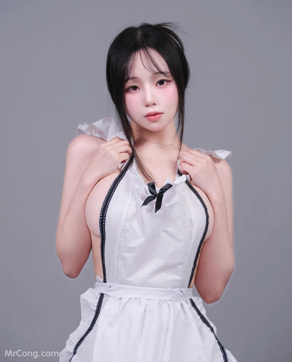 [Glamarchive] Woo U (우유): Vol.14 Maid Uniform (40 photos)