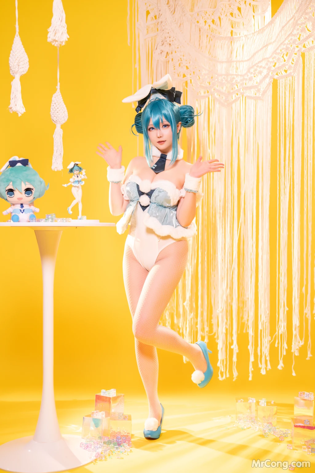 Coser@星之迟迟Hoshilily: 23年9月计划A Miku-白兔女郎 (77 photos )