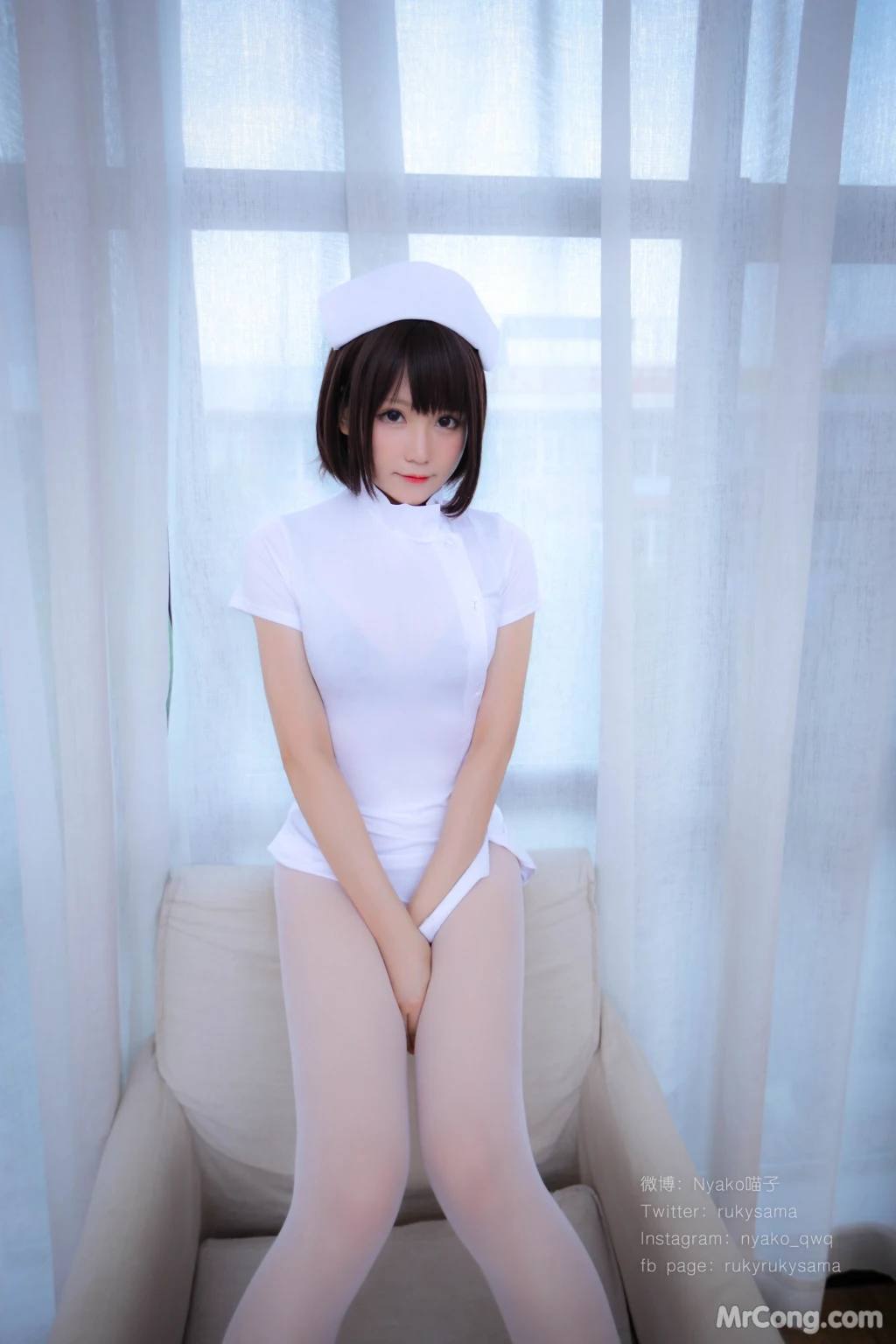 Coser@Nyako喵子: 护士服 (155 photos ) 6 Coser@Nyako喵子: 护士服 (155 photos ) 6