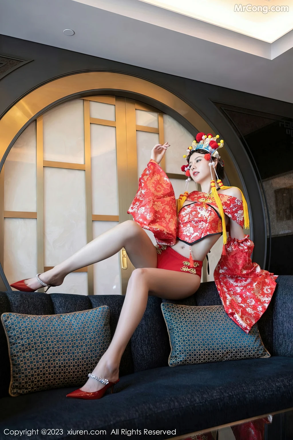 XIUREN No.6308: Jiu Shi A Zhu A (就是阿朱啊) (82 photos)